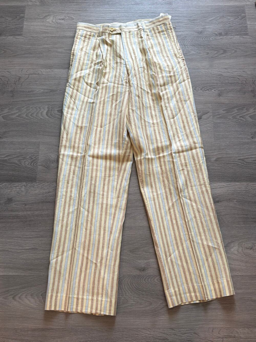 NWT Inserch size 32 men’s striped linen dress pants
